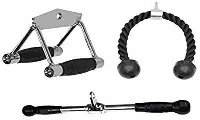 LCARNO Cable Attachments Gym Handles-Combo Grip Multi-training Bar