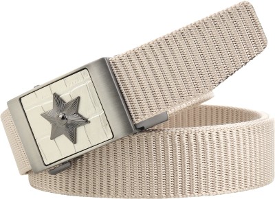 Kastner Men Casual Beige Canvas Belt