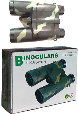 SellRider New Waterproof/Fog-Proof Powerful Portable Compact Mini Pocket 6X35mm Binoculars Telescope For Camping Travel Concerts Outdoors Binoculars(35 mm , Black)