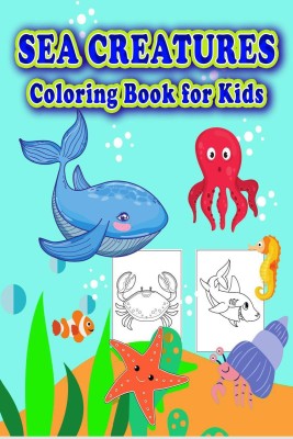 Sea Creatures Coloring Book for Kids(English, Paperback, Edward Z)