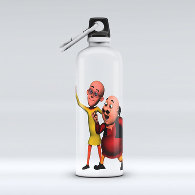 inkwale 500 ml Steel Sipper(Pack of 1, White)