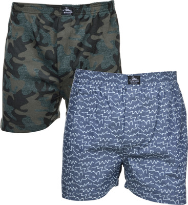 SKIDLERS Geometric Print Men Boxer