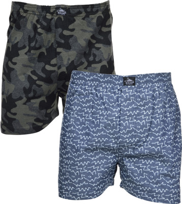 SKIDLERS Geometric Print Men Boxer