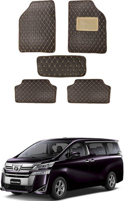 MATIES Leatherite Standard Mat For  Universal For Car(Brown)
