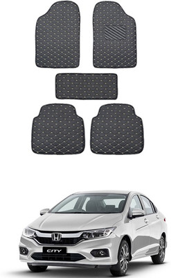 MATIES Leatherite Standard Mat For  Universal For Car(Black)