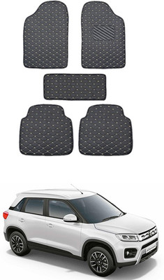MATIES Leatherite Standard Mat For  Universal For Car(Black)