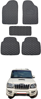 MATIES Leatherite Standard Mat For  Universal For Car(Black)