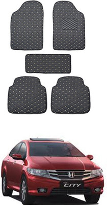 MATIES Leatherite Standard Mat For  Universal For Car(Black)