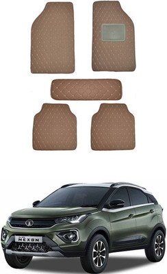MATIES Leatherite Standard Mat For  Universal For Car(Brown)