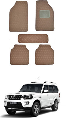 MATIES Leatherite Standard Mat For  Universal For Car(Brown)
