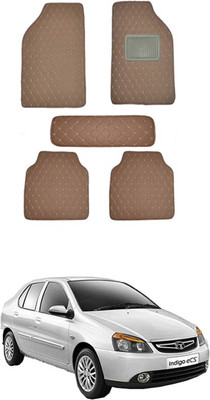MATIES Leatherite Standard Mat For  Universal For Car(Brown)
