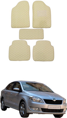 MATIES Leatherite Standard Mat For  Universal For Car(Beige)