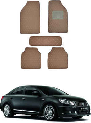 MATIES Leatherite Standard Mat For  Universal For Car(Brown)