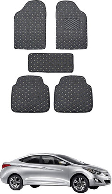 MATIES Leatherite Standard Mat For  Universal For Car(Black)