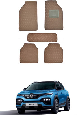 MATIES Leatherite Standard Mat For  Universal For Car(Brown)