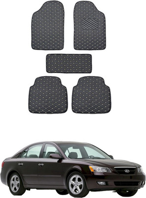 MATIES Leatherite Standard Mat For  Universal For Car(Black)