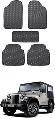 MATIES Leatherite Standard Mat For  Universal For Car(Black)