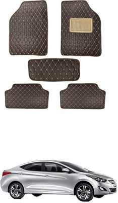 MATIES Leatherite Standard Mat For  Universal For Car(Brown)