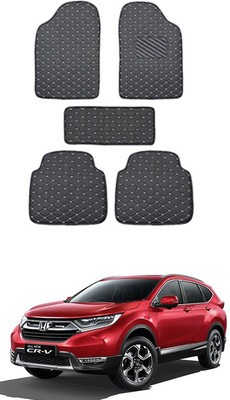 MATIES Leatherite Standard Mat For  Universal For Car(Black)