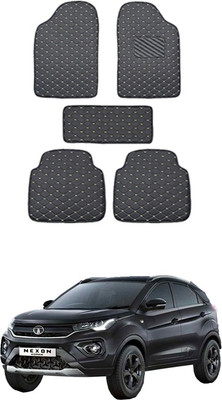 MATIES Leatherite Standard Mat For  Universal For Car(Black)