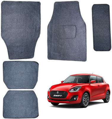 ASRYD Polyester Standard Mat For  Universal For Car(Black)