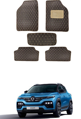 MATIES Leatherite Standard Mat For  Universal For Car(Brown)