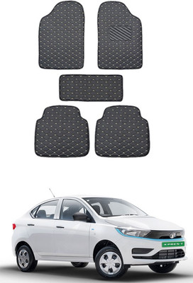 MATIES Leatherite Standard Mat For  Universal For Car(Black)