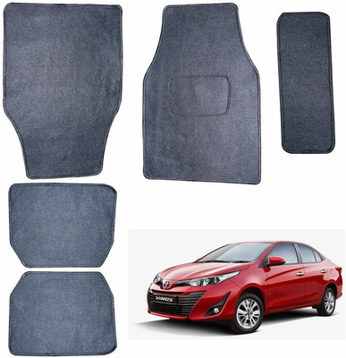 ASRYD Polyester Standard Mat For  Universal For Car(Black)