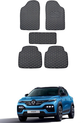 MATIES Leatherite Standard Mat For  Universal For Car(Black)