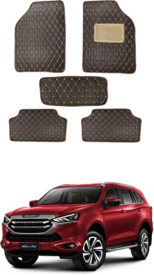 MATIES Leatherite Standard Mat For  Universal For Car(Brown)