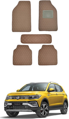 MATIES Leatherite Standard Mat For  Universal For Car(Brown)
