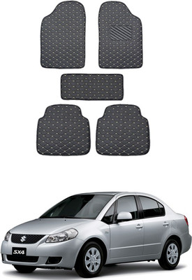 MATIES Leatherite Standard Mat For  Universal For Car(Black)