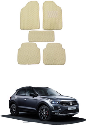 MATIES Leatherite Standard Mat For  Universal For Car(Beige)