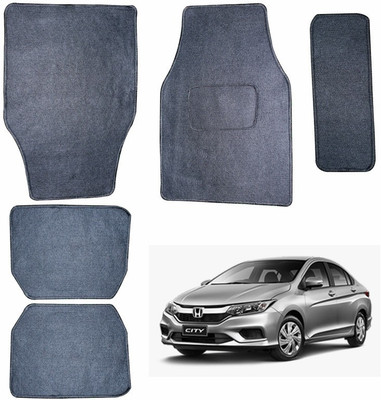 ASRYD Polyester Standard Mat For  Universal For Car(Black)