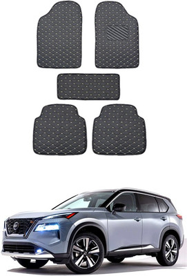 MATIES Leatherite Standard Mat For  Universal For Car(Black)