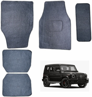 ASRYD Polyester Standard Mat For  Universal For Car(Black)