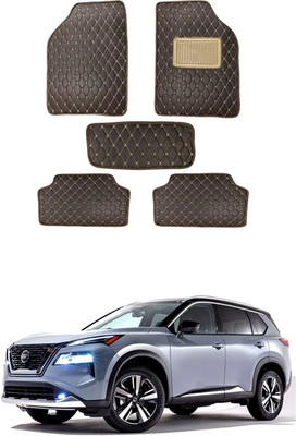 MATIES Leatherite Standard Mat For  Universal For Car(Brown)