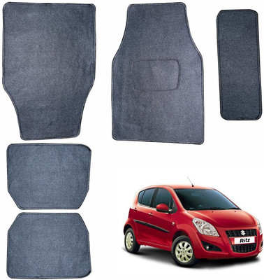 ASRYD Polyester Standard Mat For  Universal For Car(Black)