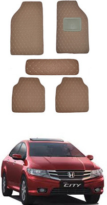 MATIES Leatherite Standard Mat For  Universal For Car(Brown)