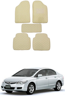 MATIES Leatherite Standard Mat For  Universal For Car(Beige)