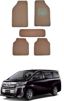 MATIES Leatherite Standard Mat For  Universal For Car(Brown)