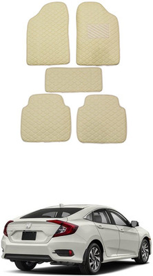 MATIES Leatherite Standard Mat For  Universal For Car(Beige)