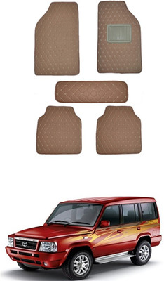 MATIES Leatherite Standard Mat For  Universal For Car(Brown)