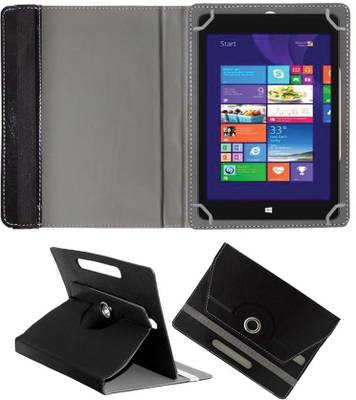 Fastway Book Cover for Alcatel A3 10  (Black, Cases with Holder)