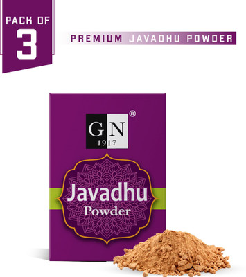 GN 1917 Javadhu Powder Combo Pack - Herbal Scented Javadhu (Pack of 3, Each 5g) Javadhu Dhoop(Pack of 3)