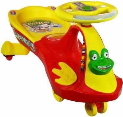 Smiley Bell Swing Magic Car, Ride on car for Kids with Steering Lights and Music for Boy's and Girl's (Red, Age 1 to 4 Years) Car Battery Operated Ride On (Red) Swing Magic Car, Ride on car for Kids with Steering Lights and Music for Boy's and Girl's (Red, Age 1 to 4 Years) Car Battery Operated Ride