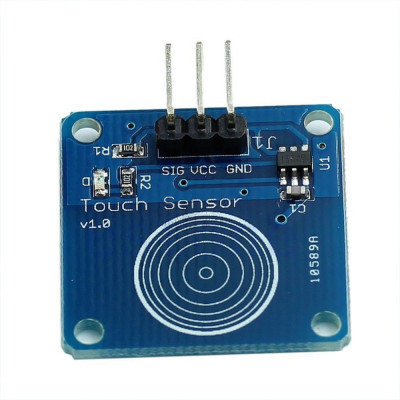 IDUINO TTP223 - 1 Channel Capacitive Touch Sensor Module Blue Color Electronic Components Electronic Hobby Kit