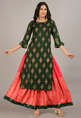Alasha Women Kurta Sharara Set