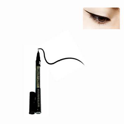 Three Elements black waterproof smudge proof 36 hours stay black sketch eyeliner long lasting liner 10 g(black)