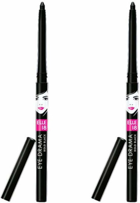 ELLE 18 EYE DRAMA KAJAL 0.7 g(BLACK)